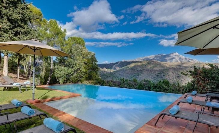 Villa Lámpara en la colina Benahavís Kültér fotó
